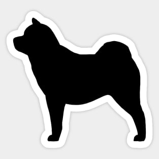 Smooth Chow Chow Silhouette Sticker